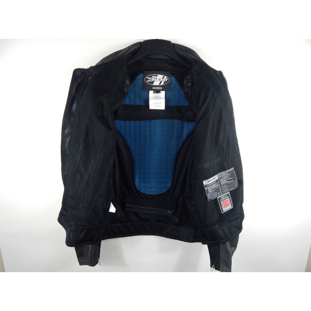 Joe Rocket Leather & Mesh Padded Motorcycle Racin… - image 5